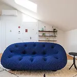 Flh Martim Moniz Trendy Flat Lägenhet *
